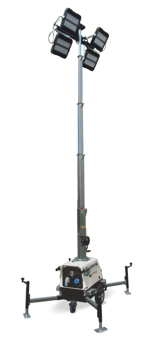 Linktower T4 4x185W LED TR gaismas tornis - Rental