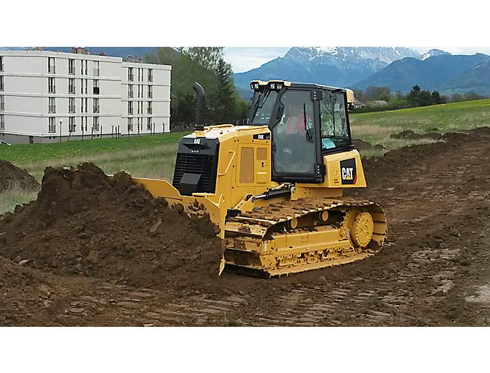Track type tractor CAT D6K / D4 LGP construction area preparation